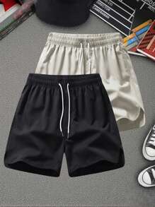 Pantaloncini casual da uomo con laccio