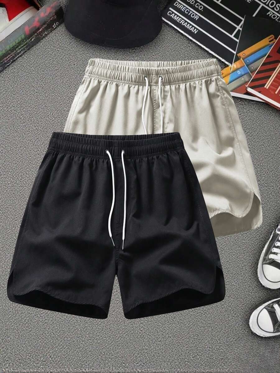 Pantaloncini casual da uomo con laccio