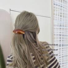 1 pezzo Fermaglio per capelli chic coreano, fermaglio a molla in acetato di alta qualità, adatto per acconciature semi-raccolte, code di cavallo basse, accessori per capelli