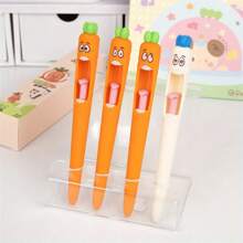 4 Stück/8 Stück Gelstift in Karottenform, witziger Kugelschreiber mit Kartoffelform und ausspringender Zunge als Schreibutensilien für die Schule