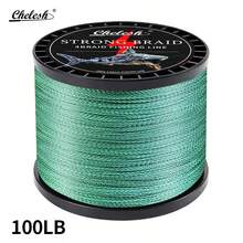 Chelesh 1000 Yards/914 Meters, 4-Strand Braided PE Fishing Line, Available In Color And Olive Green, Fishing Tools, Fishing Gift