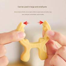 1 Peça Suporte de Espátula em Forma de Galhada de Cervo em Silicone, Suporte de Utensílios de Cozinha Doméstica Anti-Transbordamento de Colher de Sopa no Fogão, Suporte Móvel para Armazenamento de Espátulas