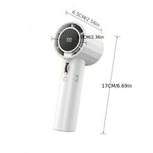 100-Speed Adjustable Small Fan With 1800mAh Battery, High-Speed Outdoor Portable Desk Mini Handheld Fan