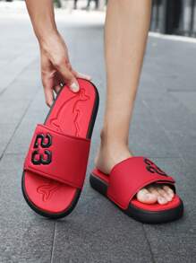 Men's Summer New Ins Style Slippers, Non-Slip Lightweight Casual Beach Sandals, Slippers
