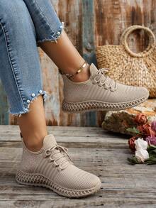 Women's Fashion Breathable Increase Height Casual Sports Sneakers, Korean Style Versatile