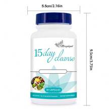 Miriyalyad 15 Day Cleanse - Maintains Gut Health, With Licorice Root Extract- 30 Capsules - 2PCS - 查看 3