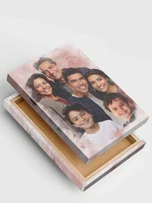 Catygift Arte de pared personalizado con fotos - Impresiones en lienzo enmarcadas/sin enmarcar con tus fotos y las de tus seres queridos - Regalo ideal para familia, amigos. Multifuncional, duradero, decorativo, reutilizable, regalo perfecto para ella, novio, papá, novia, mamá, familia, amigos. Adecuado para sala de té, hogar, jardín, oficina y diversas ocasiones - Como se muestra - Ver 6