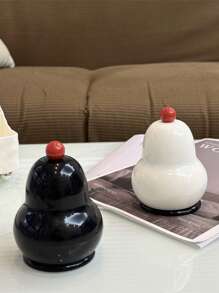 可爱设计牙签和牙线收纳盒