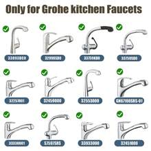 60-Inch Replacement Pull-Out Hose For GROHE Kitchen Faucets Models 48293000, 46174000, 46092000, Under-Sink Retractable Faucet Hose