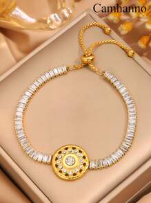 2/1 pièce Accessoires en acier inoxydable simples et à la mode, exquis. Le meilleur choix pour les femmes, les hommes, les couples et les voyages quotidiens. Convient pour la rue, les fêtes, les anniversaires et diverses occasions. Accessoires polyvalents.