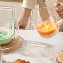 1 pieza Batidora de huevos multifuncional, batidor manual para hornear en casa, con capacidad grande para batir crema - Multicolor - Ver 5