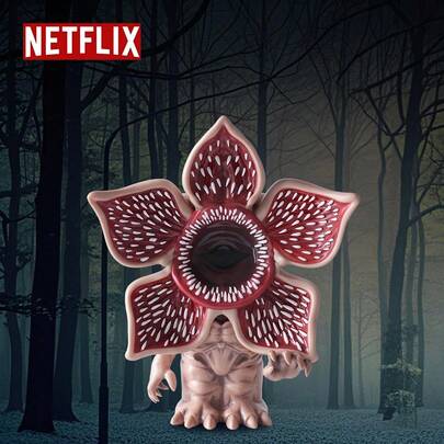  1 PIEZA Hucha con figura del Demogorgon con licencia oficial de Netflix, coleccionable de la serie de películas, caja de dinero, decoración de escritorio, modelo de escultura, regalo de cumpleaños