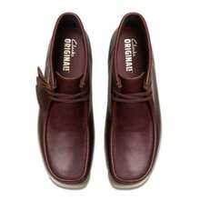 Clarks WallabeeBT GTX 英国棕褐色 - 英國棕褐色葉 - 查看 3
