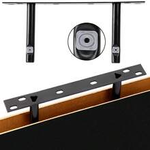 Superlele 5pcs Floating Shelves For Wall, Black Shelves Wall Mounted Shelf With Invisible Bracket For Bathroom, Living Room, Bedroom, Kitchen, Office Decor, Room Decor, Bathroom Decor Back To School