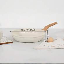 1 pezzo Set di pentole e padelle antiaderenti, set di pentole da cucina in granito bianco adatto per induzione, perfetto per campeggio, adatto al forno per cottura di frutti di mare