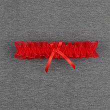 Lace Princess Style Garter Belt Halloween Valentine's Day Valentines - Red - View 12