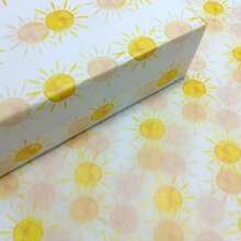 10/50/100 张黄色太阳印花礼品包装薄纸，适用于 DIY 工艺品、派对礼品、鲜花/衣服包装、生日礼物和各种场合装饰 - 黃色太陽 - 查看 8