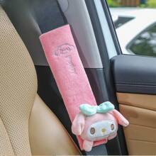 Sanrio Sanliou 1pc, Car Seat Belt Shoulder Protector, Cartoon Cute Car Seat Belt, New Anti-Wear And Anti Pinch Neck Protector, Outdoor, Sports, Travel Home, Office Supplies