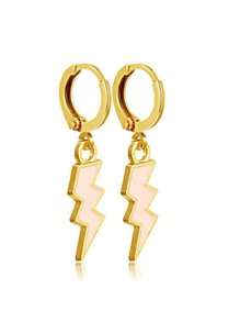 Women's Fashionable INS Style Black & Rose Red Dripping Enamel Wavy Dangle Earrings, Minimalist Design. Effortlessly Eye-Catching For Daily Wear, Music Festivals And Parties, Instantly Becoming The Focus, Boosting Photo Ambience. Versatile With Various Styles, Adding Elements To Your Outfit
