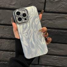 A Stylish Phone Case. Does Not Include A Lanyard Or Stand. Cute Feather Phone Case [Daily Anti-Drop], Shockproof Soft TPU Soft And Hard Bumper Cover Feather Gift For Family, Friends, Kids, Birthday, Spring Holiday, Boyfriends, Girlfriends, Valentine's Day, Suitable For Apple XS/16/15/14/13/12/11 - 銀色 - 查看 3