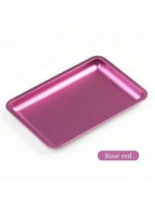 1pc Square Oval Nail Accessory Tool Storage Dish Stainless Steel Plate Nail Decorations Display Tray - Multicolor - View 14