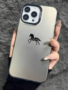浪漫花卉轮廓和骏马图案，实用百搭 - 彩色 - 查看 3