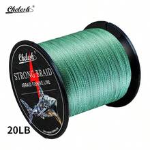 Chelesh 1000 Yards/914 Meters, 4-Strand Braided PE Fishing Line, Available In Color And Olive Green, Fishing Tools, Fishing Gift