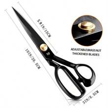 8/9/10 Inch Tailor Scissors, Heavy Duty Tailor Scissors, Manual Sewing Scissors For Home Use, Sharp Fabric And Leather Scissors