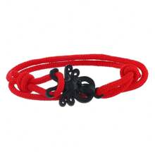 1 pieza Pulsera minimalista de cuerda de nailon con temática oceánica y elemento de pulpo, apilable, adecuada para bodas, surf en verano