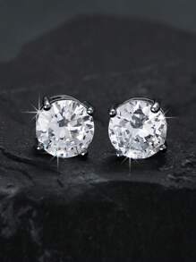 1 paire de boucles d'oreilles clip magnétiques hypoallergéniques de 6 mm sans perçage, convenant pour le port quotidien des hommes, les cadeaux de Noël, du Nouvel An, de la Saint-Valentin et de Pâques