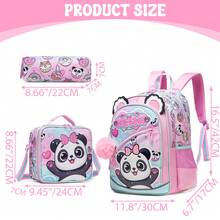 Cute Backpack For Girls - 3 In 1 Set With Lunch Box & Pencil Case - Ages 8-10 The Best Gift For Girls - Girls School Bag Kit - View 3