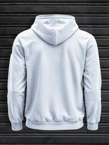 Kit 2 NY Cold Weather Blouse New York Men's Sweatshirt Hooded Sweatshirt With Pocket Kangaroo Warm Jacket - 白色 - 查看 4