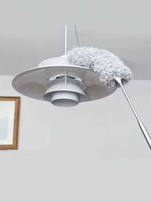 1 Set ausziehbarer, extrafein fasriger Staubwedel, wiederverwendbar, waschbar, biegsam mit teleskopischem Griff, geeignet für Zuhause und Büro - ideal zum Reinigen von Deckenventillatoren, Fenster und Möbeln. Extrafein faseriger ausziehbarer manueller Staubreiniger für Klimaanlage, Federn, Auto und Möbel zu Hause