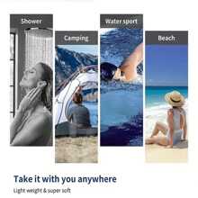1 pieza Toalla de playa de microfibra ultra suave, de secado rápido, alta absorbencia, impresión digital, toalla de baño de calidad de hotel extra grande para accesorios de viaje y esenciales de playa