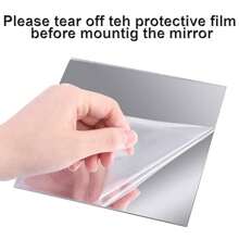4/8pcs, 15/20/25/30cm Acrylic 3D Square Mirror Wall Sticker Decor, 1mm Thick, Suitable For Bedroom, Living Room, Office, Kitchen, Bathroom, Garage Entrance, Dance Studio, Gym, Yoga, Shatterproof, Removable Self-Adhesive Acrylic Mirror, Wall-Mounted Vanity Mirror, Full-Length Mirror, Polished Surface, No Frame Required Stickers Personalised Stickers