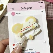 卡通形状登山扣，可爱亚克力多功能卡夹，学校用品，返校 - 彩色 - 查看 15