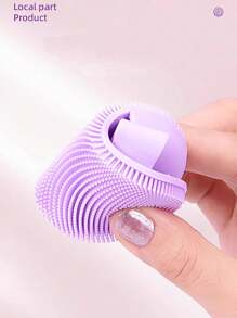 1 peça/2 peças/4 peças Mini Escova de Limpeza Facial para os Dedos, Massageador de Silicone Macio para Remoção de Maquiagem e Lavagem do Rosto, Limpeza de Poros do Nariz e Remoção de Cravos, Escova de Limpeza Profunda Manual para Homens e Mulheres