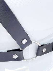 Women's PU Leather Straps And Belts Are Versatile For Business, Punk-Style, Party-Casual Wear, Tight Drawstrings, Fashionable Sexy Lingerie Accessories