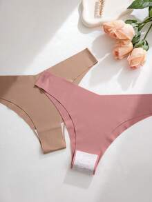 7pcs/Pack Women's Comfortable Breathable Seamless Sports Bikini Briefs - 彩色 - 查看 7