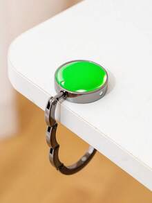 zhihaijunxiao1 1pc Plain Color Fashion Bag Hook, Foldable Hook Rack, Portable Key Rack, Desk Hook, Metal Travel Outdoor Storage Hanger - Multicolor - View 21