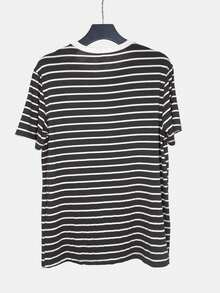K&K FASHION MEN'S BASIC STRIPED T-SHIRT - 深灰色 - 查看 5