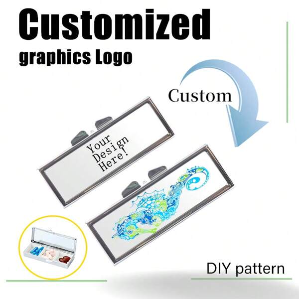 Customized 3 Compartment Metal Travel Pill Case, Outdoor Camping Essential Storage Box With Logo Printing, Anti-Mistaking Medicine Organizer