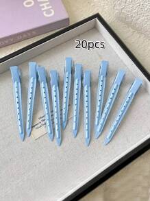 20/10 szt. spinek do włosów na klipsy, do stylizacji niewidocznych grzywek i koron dla kobiet (nadaje się do makijażu osobistego, salonów fryzjerskich, studiów fotograficznych) Spinki do włosów, klamry do włosów, artykuły szkolne