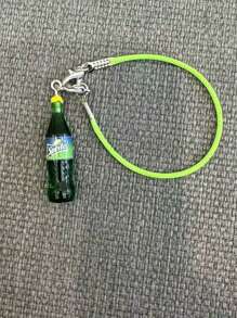 Nuevo Colgante de botella de refresco simulada Labobo, Accesorio de muñeca LABUBUS Colgante de lata con correa de hombro, Decoración colgante de 10cm