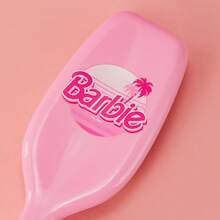 Miniso 芭比粉红系列渐变顺发梳，多功能护发梳，减少拉扯，按摩头皮，适合日常护发（1 件）