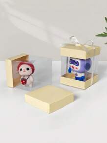 Sets de 5/10/20/30 cajas de almacenamiento y embalaje de regalo, cajas de regalo transparentes rosas de cuatro lados, para joyas, pulseras, anillos, figuras, adecuadas para el Día de San Valentín, Día de la Madre, Boda, Navidad, Acción de Gracias y todas las estaciones