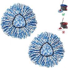 BonusLife 3-Pack Mop O-Ceda RinseClean Spin Mop Refill 2-System Only Easy Cleaning Microfiber - 2 - 查看 1