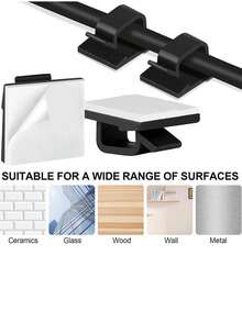 50 - Piece Pack Of Black Cable Ties For Light - Strip, Cable And Network Wiring - Ideal For DIYers, Electricians & Homeowners Travel Essentials Travel Accessories Travel Must Haves - Multicolor - View 1