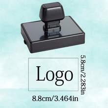 1 件可定制塑料印章，用于公司徽标、个性化照片印章、家庭和婚礼纪念品，无需电力，非常适合小型企业和办公室使用，独特的新年礼物，返校，学校用品