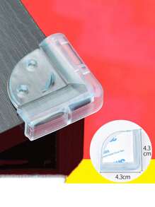 8pcs Clear Desk Edge/Corner Guards, Silicone Anti-Collision Protectors For Coffee Tables, Beds, And Windows